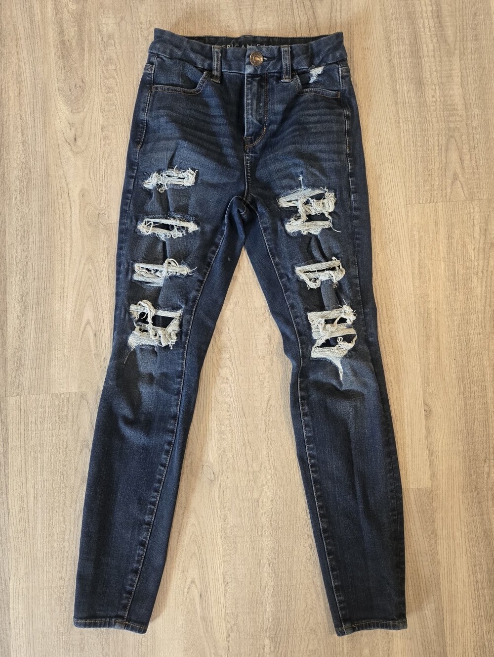 American eagle, curvy Hi- rise jegging, size 0 short